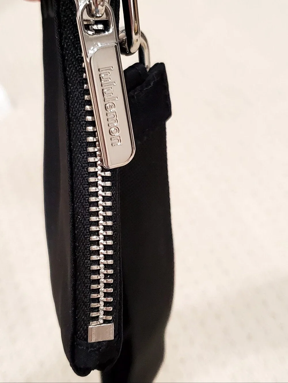 Lululemon Nylon Zip Pouch, Clip, Wrist Strap, Black, Back To School! NWOT